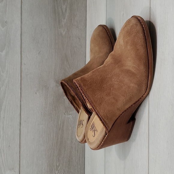 Sofft Womens Tasha Leather Comfort Clogs Heels Shoes sz 9M - Picture 2 of 12